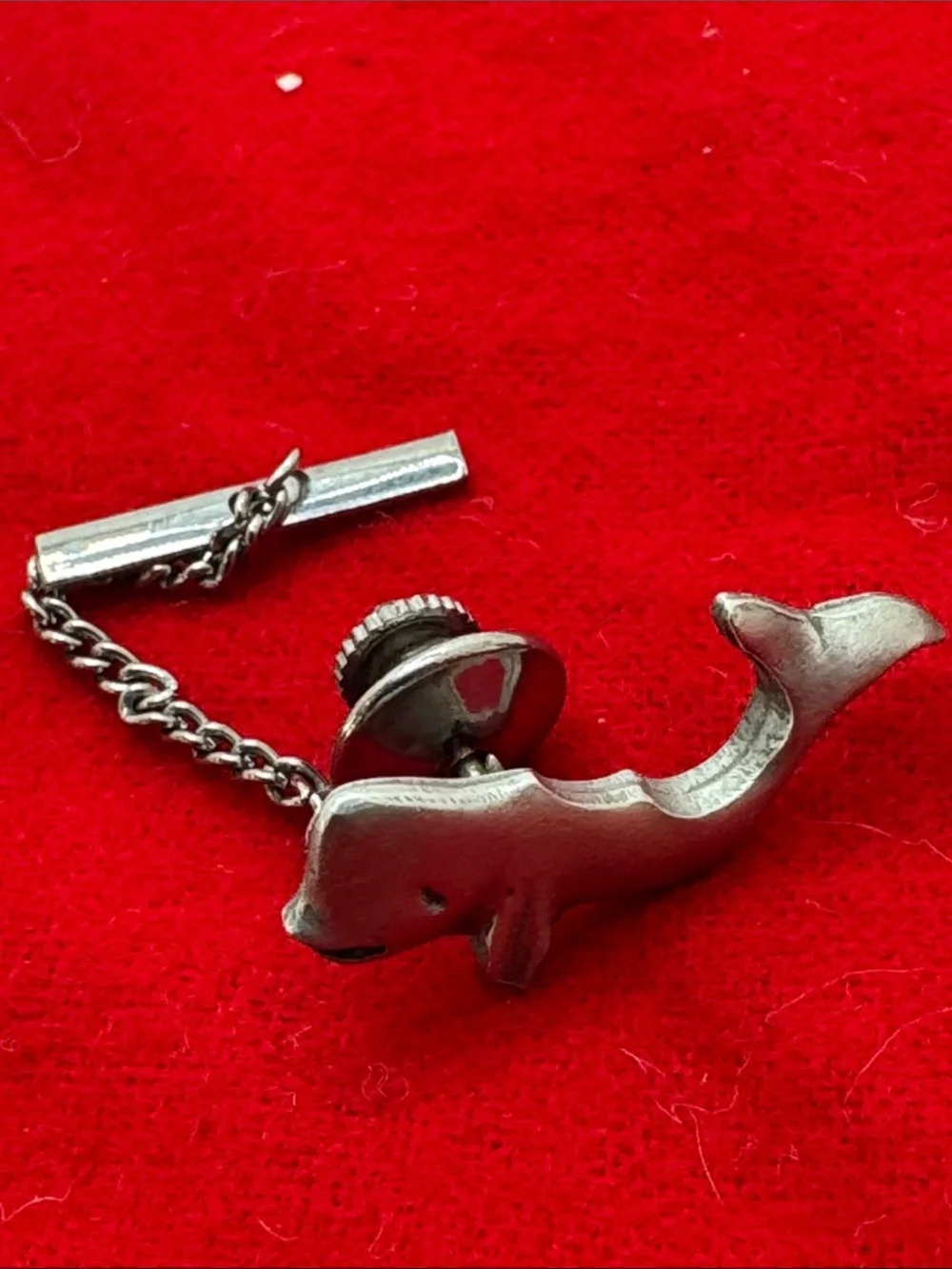 Vintage Versatility: 5-in-1 Silver-Tone Tie Tack Set